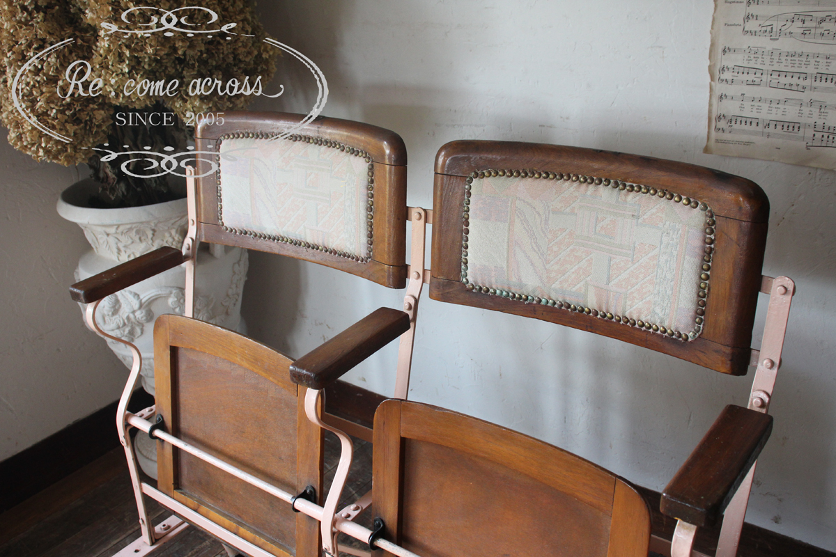 フランス アンティーク Folding Bench ベンチ チェア